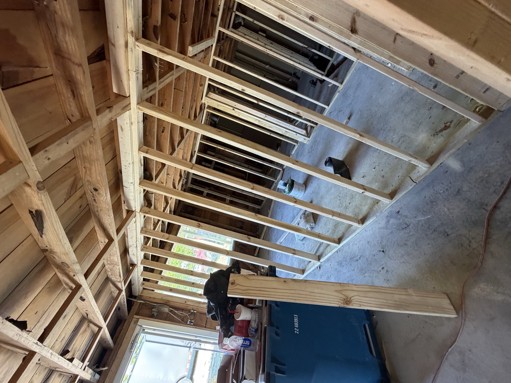 Interior framing job