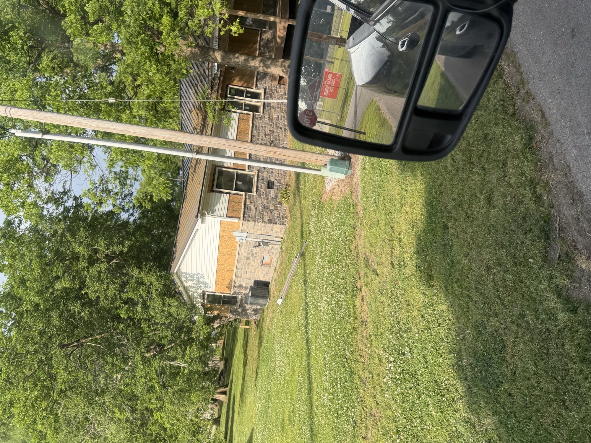 Storm restoration site