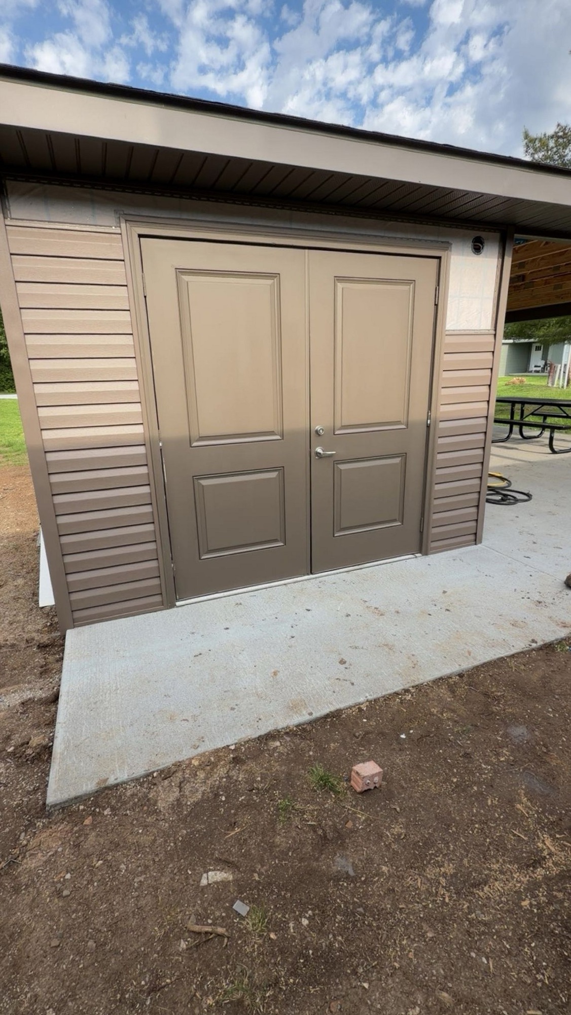 Vinyl siding installation